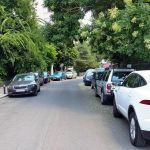 Piata Amzei intre Mendeleev si Christian Tell, cu restaurantul Barrio si Tonka