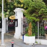 Piata Amzei intre Mendeleev si Christian Tell, cu restaurantul Barrio si Tonka