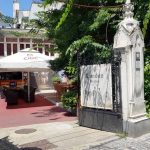 Piata Amzei intre Mendeleev si Christian Tell, cu restaurantul Barrio si Tonka