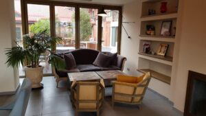 Salonul restaurantului de la Hotel Caro