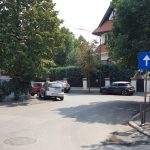 Strada Andrei Muresanu si Piata Vladimir Ghyka, cu restaurantul Zexe