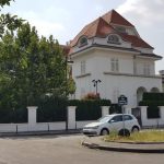 Strada Andrei Muresanu si Piata Vladimir Ghyka, cu restaurantul Zexe
