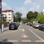 Strada Andrei Muresanu si Piata Vladimir Ghyka, cu restaurantul Zexe