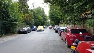 Strada Fabrica de Glucoza, spre Hotel Caro