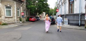 Strada Romulus in dreptul berariei La Nenea Iancu