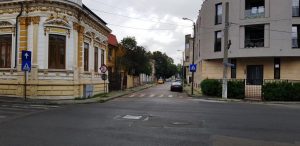 Strada Romulus in dreptul berariei La Nenea Iancu