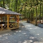 La Muma Padurii, restaurant cu terasa in padure la Edenland Park in Balotesti