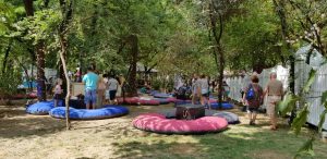 Parcul Cismigiu din Bucuresti, cu restaurantul Monte Carlo