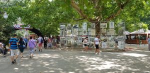 Parcul Cismigiu din Bucuresti, cu restaurantul Monte Carlo