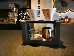 Starbucks Reserve Clover, cafenea pe strada Lipscani din Centrul Vechi al Bucurestiului