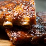 Bourbon Glazed Pork Ribs