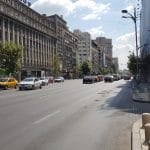 Bulevardul Magheru cu Taupe Bistro, Narcoffee Roasters, Ciclop, Lido si altele
