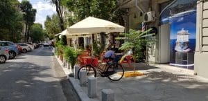 Bulevardul Magheru cu Taupe Bistro, Narcoffee Roasters, Ciclop, Lido si altele