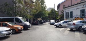 Strada Icoanei cu restaurantul Capriccio si Biserica Icoanei