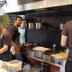Terasa restaurantului Maize din strada Paris - deschiderea