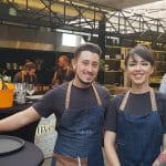 Terasa restaurantului Maize din strada Paris - deschiderea