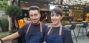 Terasa restaurantului Maize din strada Paris - deschiderea