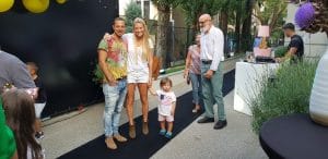 Terasa restaurantului Maize din strada Paris - deschiderea