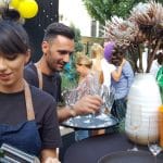 Terasa restaurantului Maize din strada Paris - deschiderea