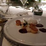 Relais et Chateaux dinner by Samuel Le Torriellec at L Atelier, Hotel Epoque