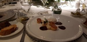 Relais et Chateaux dinner by Samuel Le Torriellec at L Atelier, Hotel Epoque