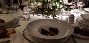 Relais et Chateaux dinner by Samuel Le Torriellec at L Atelier, Hotel Epoque