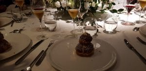 Relais et Chateaux dinner by Samuel Le Torriellec at L Atelier, Hotel Epoque