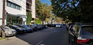 Strada Monetariei cu restaurantul Gargantua KSLF si Clubul Taranului MTR