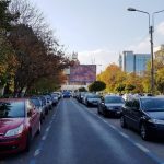 Strada Nicolae Caranfil, cu restaurantul libanez Mandaloun