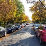 Strada Nicolae Caranfil, cu restaurantul libanez Mandaloun