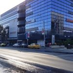 Strada Nicolae Caranfil, cu restaurantul libanez Mandaloun