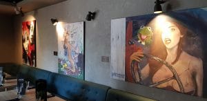 Galeria de pictura de la restaurantul Ora Experience din Calea Floreasca