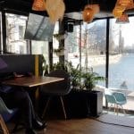 Aici, restaurant pe malul Dambovitei pe Splai langa Biblioteca Nationala