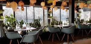 Aici, restaurant pe malul Dambovitei pe Splai langa Biblioteca Nationala