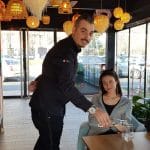 Aici, restaurant pe malul Dambovitei pe Splai langa Biblioteca Nationala