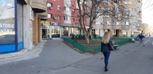 Calea 13 Septembrie cu Marriott si restaurantele sale, Allucinante si Catedrala