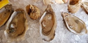 Fructe de mare proaspete la restaurantul Le Vivier