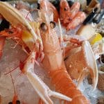 Fructe de mare proaspete la restaurantul Le Vivier