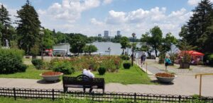 Parcul si lacul Herastrau la Kiseleff