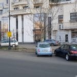 Dambovita la Piata Unirii vazuta de pe Vu's Rooftop Restaurant