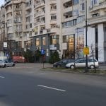 Dambovita la Piata Unirii vazuta de pe Vu's Rooftop Restaurant
