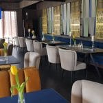 JO Lounge Bistro pe malul Dambovitei pe Splaiul Unirii la Biblioteca Nationala