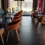 JO Lounge Bistro pe malul Dambovitei pe Splaiul Unirii la Biblioteca Nationala