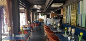 JO Lounge Bistro pe malul Dambovitei pe Splaiul Unirii la Biblioteca Nationala