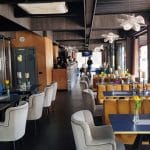 JO Lounge Bistro pe malul Dambovitei pe Splaiul Unirii la Biblioteca Nationala