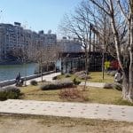 Restaurantele de pe Splaiul Unirii pe malul Dambovitei la Biblioteca Nationala