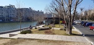 Restaurantele de pe Splaiul Unirii pe malul Dambovitei la Biblioteca Nationala