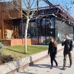 Restaurantele de pe Splaiul Unirii pe malul Dambovitei la Biblioteca Nationala