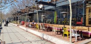 Restaurantele de pe Splaiul Unirii pe malul Dambovitei la Biblioteca Nationala