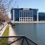 Restaurantele de pe Splaiul Unirii pe malul Dambovitei la Biblioteca Nationala